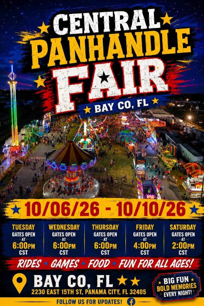 2026 Central Panhandle Fair in Bay County Flyer