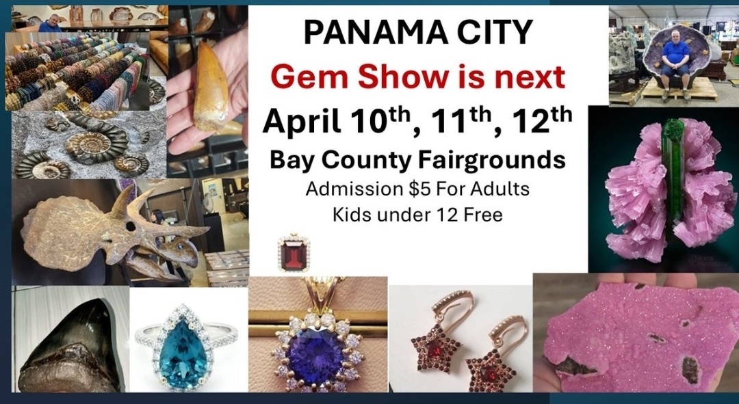 gem and mineral show flyer