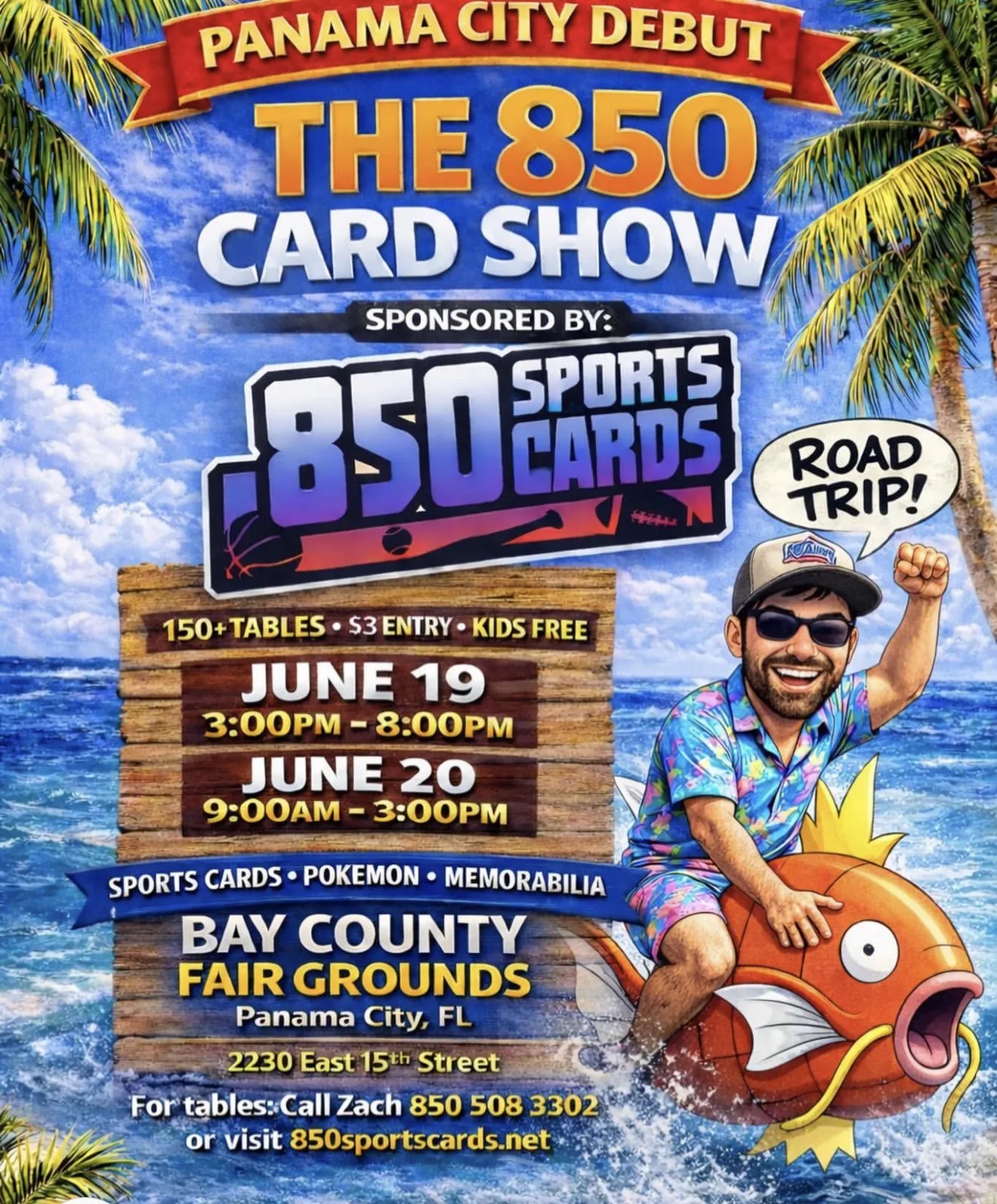 850 card show flyer